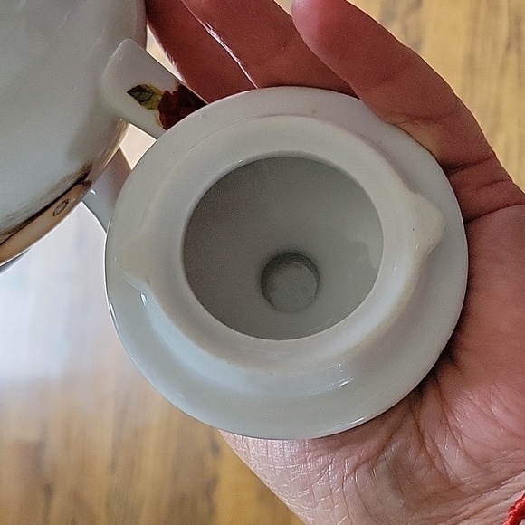 Alpine Cuisine Roses Favorite Teapot Porcelain White Replacement Collectible - Picture 7 of 16